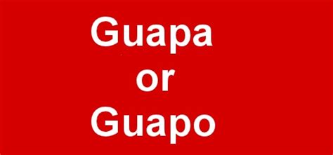 guapa in english means